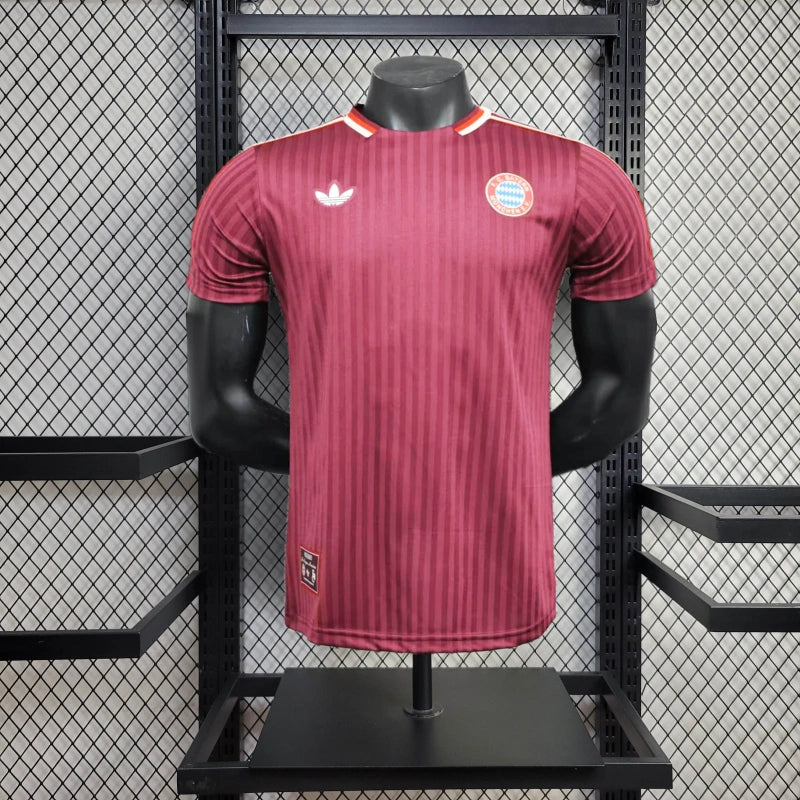 Camisa ICON Bayern de Munique | 25/26 Modelo Jogador Adidas - Vinho