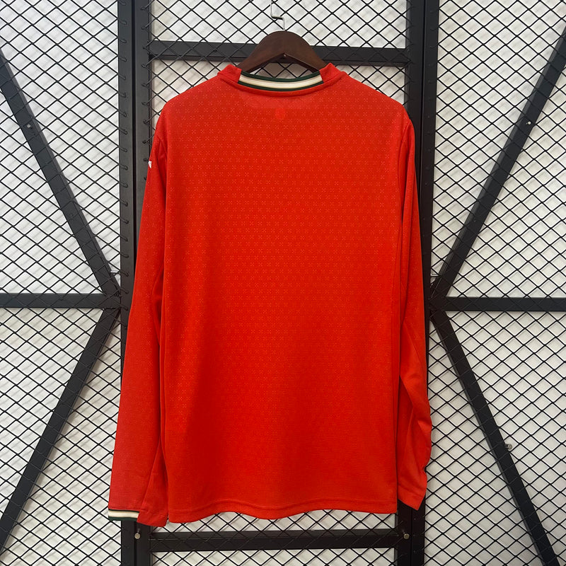 Camisa I Portugal | 2025 Torcedor Puma - Vermelha - Manga Longa