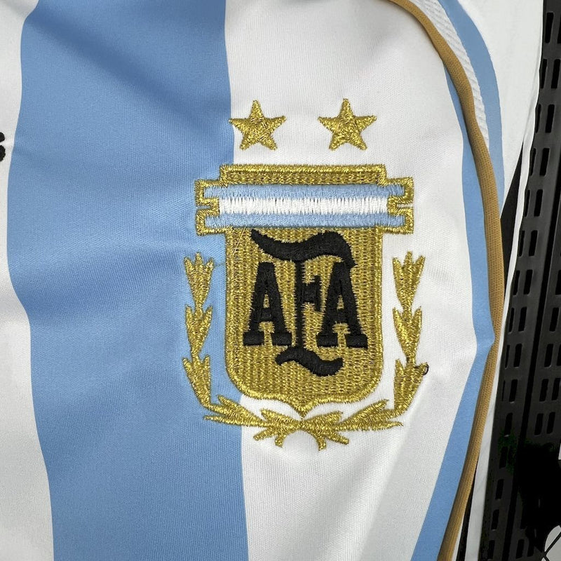 Camisa I Argentina Retrô | 2006 Adidas - Azul e Branca - Manga Longa