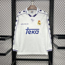 Camisa I Real Madrid Retrô | 94/96 Kelme - Branca - Manga Longa