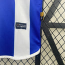 Camisa I Real Sociedad Retrô | 02/03 Astore - Azul e Branca