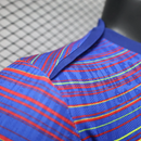 Camisa Pré Jogo Barcelona | 25/26 Modelo Jogador Nike - Azul Vermelha e Amarela