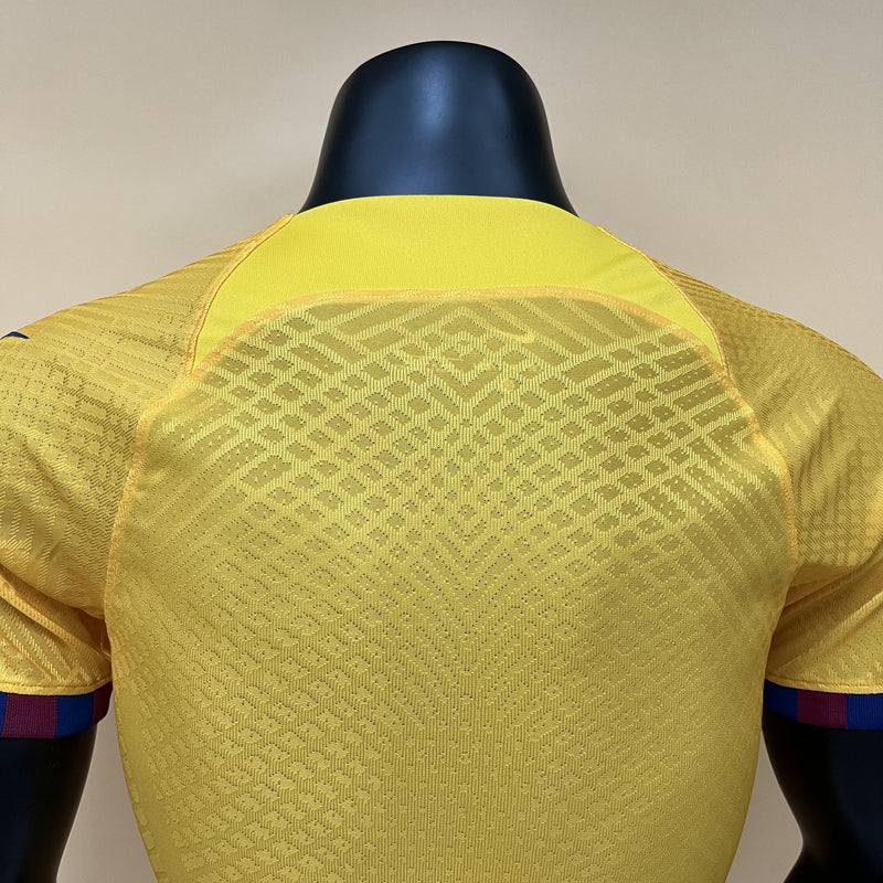 Camisa IV Barcelona | 23/24 Modelo Jogador Nike - Amarela