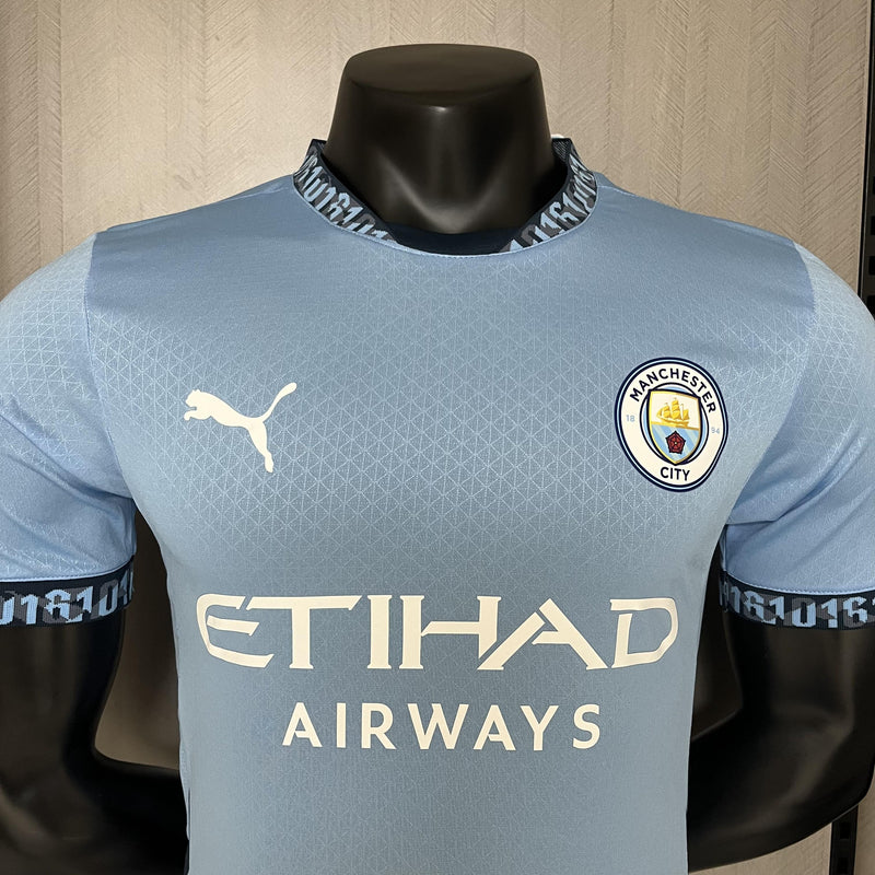 Camisa I Manchester City 0161 | 24/25 Modelo Jogador Puma - Azul