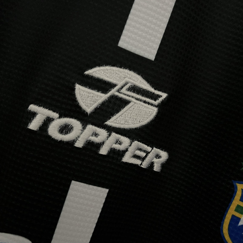 Camisa II Corinthians Retrô | 1999 Topper - Preta e Branca