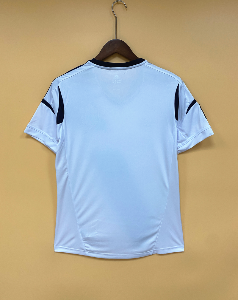 Camisa I LA Galaxy Retrô | 12/13 Torcedor Adidas - Branca Azul e Amarela