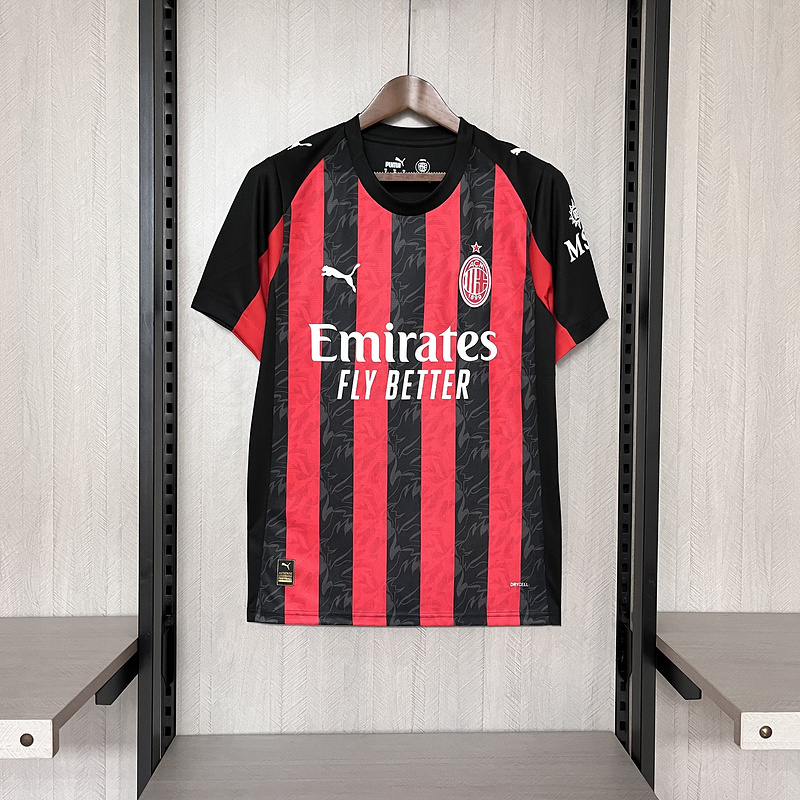 Camisa I Milan | 25/26 Torcedor Puma - Vermelha e Preta