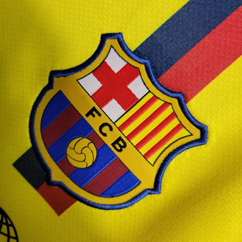 Camisa II Barcelona Retrô | 08/09 Nike - Amarela