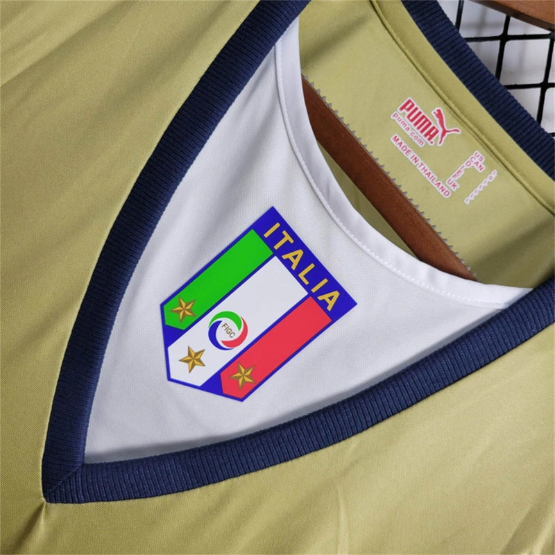 Camisa Goleiro Itália Retrô | 2006 Puma - Dourada