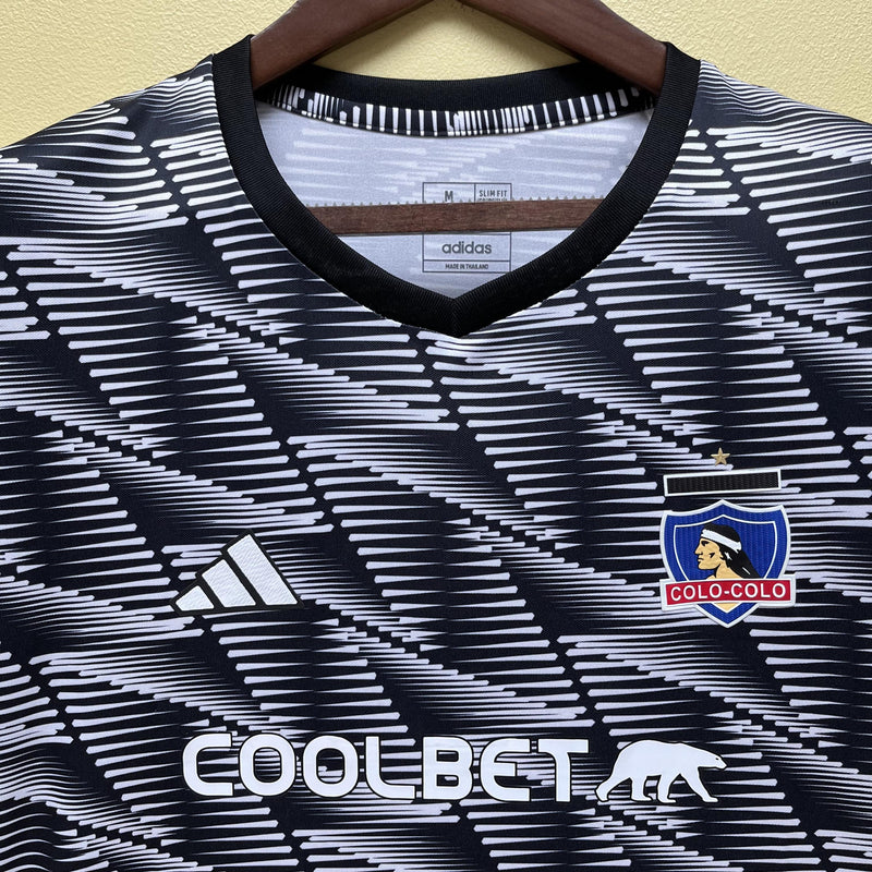 Camisa IV Colo Colo | 23/24 Torcedor Adidas - Preta e Branca - Feminina