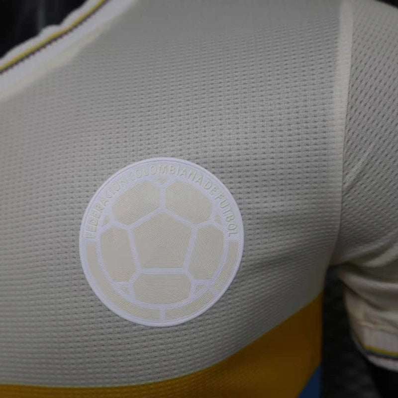 Camisa Edição Centenário Colômbia | 2024 Modelo Jogador Adidas - Bege