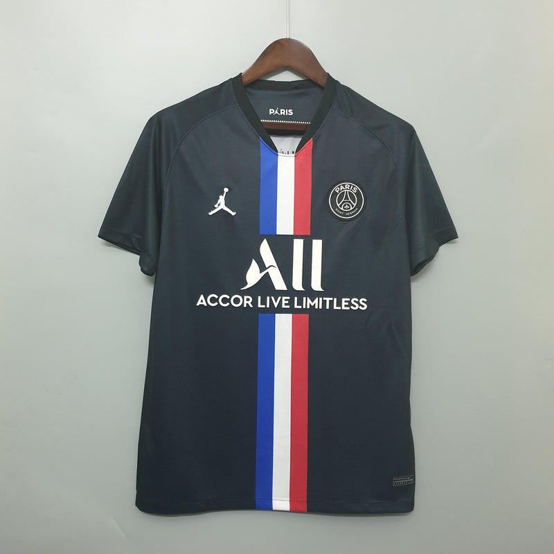 Camisa IV PSG | 19/20 Torcedor Air Jordan - Preta