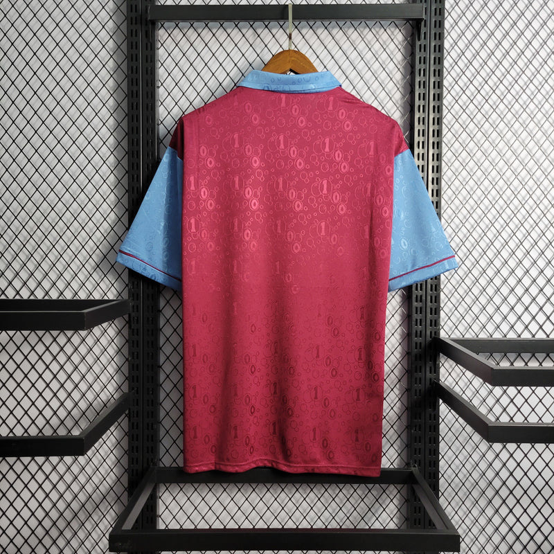 Camisa I West Ham Retrô | 95/97 Pony - Vermelha e Azul
