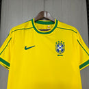 Camisa I Brasil Retrô | 1998 Nike - Amarela