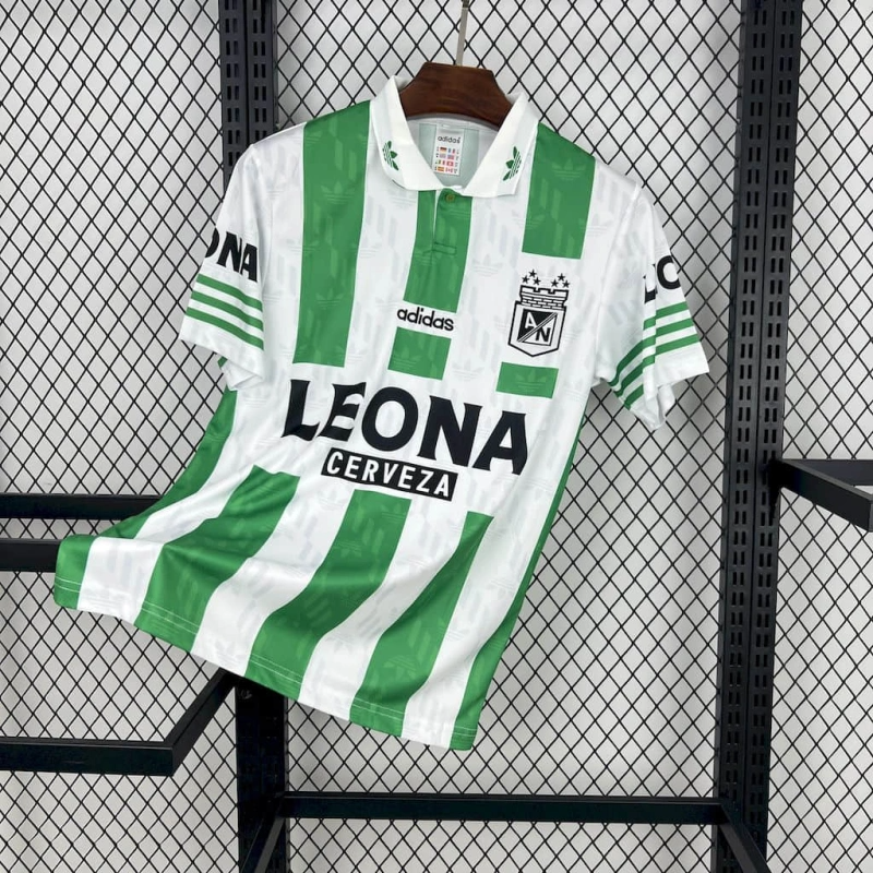 Camisa I Atlético Nacional Retrô | 96/97 Adidas - Verde e Branca