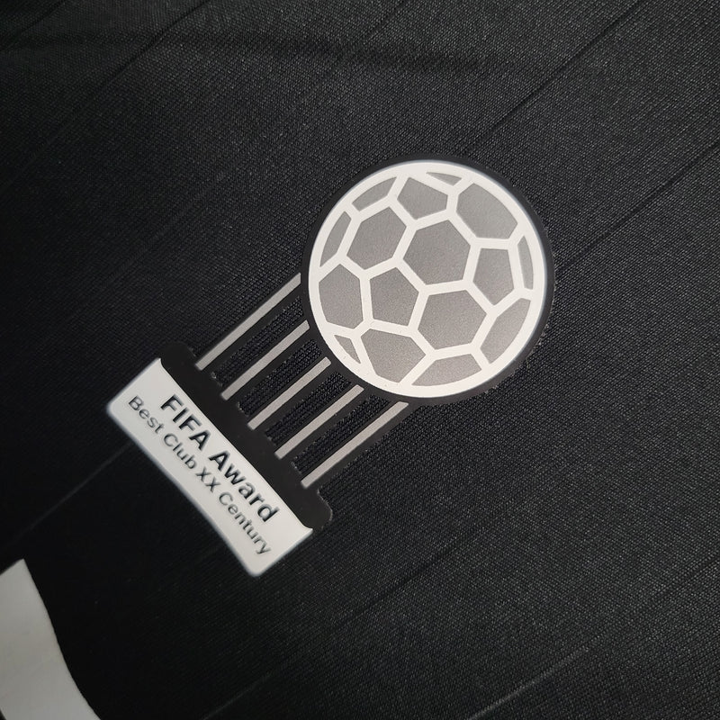 Camisa II Real Madrid Retrô | 06/07 Adidas - Preta - Manga Longa
