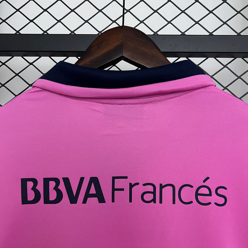 Camisa II Boca Juniors Retrô | 13/14 - Rosa - Manga Longa