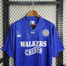 Camisa I Leicester Retrô | 92/94 In-House - Azul
