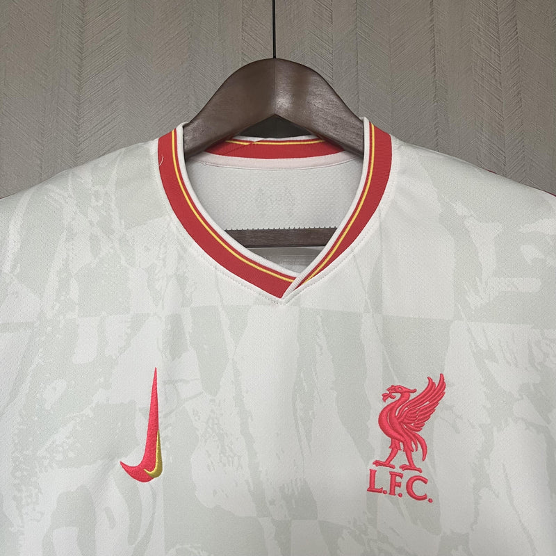 Camisa III Liverpool | 24/25 Torcedor Nike - Branca