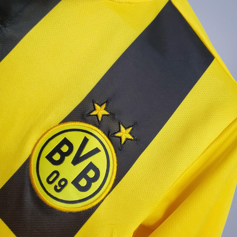 Camisa I Borussia Dortmund Retrô | 12/13 Torcedor Puma - Amarela e Preta