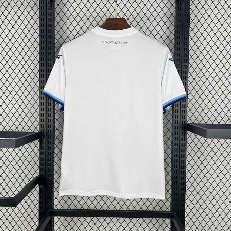 Camisa Aniversário Lazio | 24/25 Torcedor Mizuno - Branca e Azul