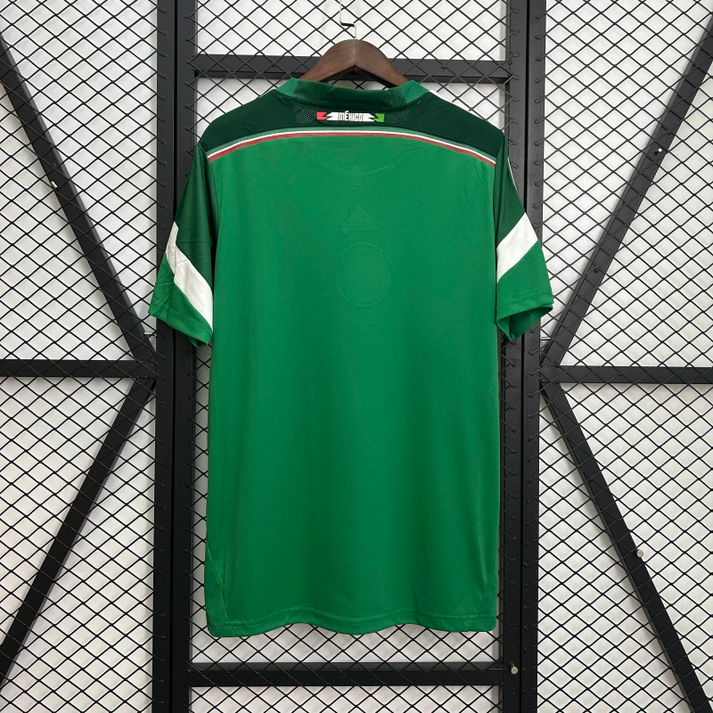 Camisa I México Retrô | 2014 Adidas - Verde Branca e Vermelha