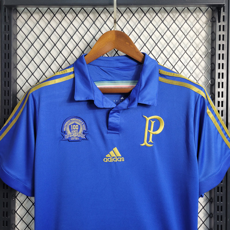 Camisa Centenário Palmeiras Retrô | 14/15 Adidas - Azul