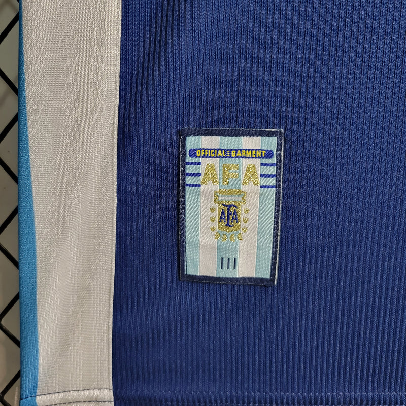 Camisa II Argentina Retrô | 1998 Adidas - Azul