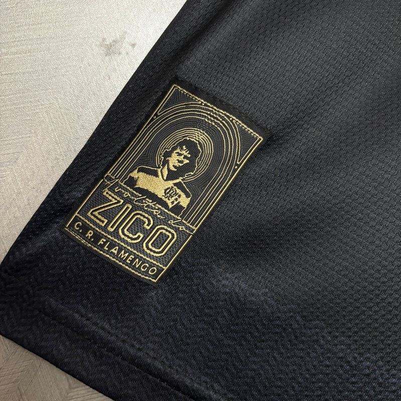 Camisa Flamengo Volta Zico | 25/26 Torcedor Braziline - Preta