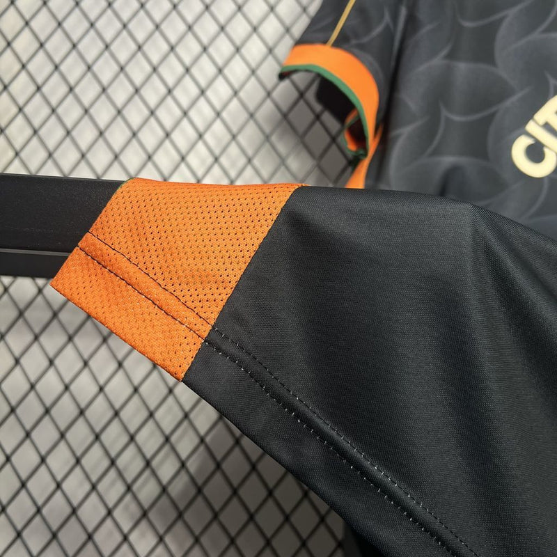 Camisa I Venezia | 24/25 Torcedor Kappa - Preta Laranja e Verde