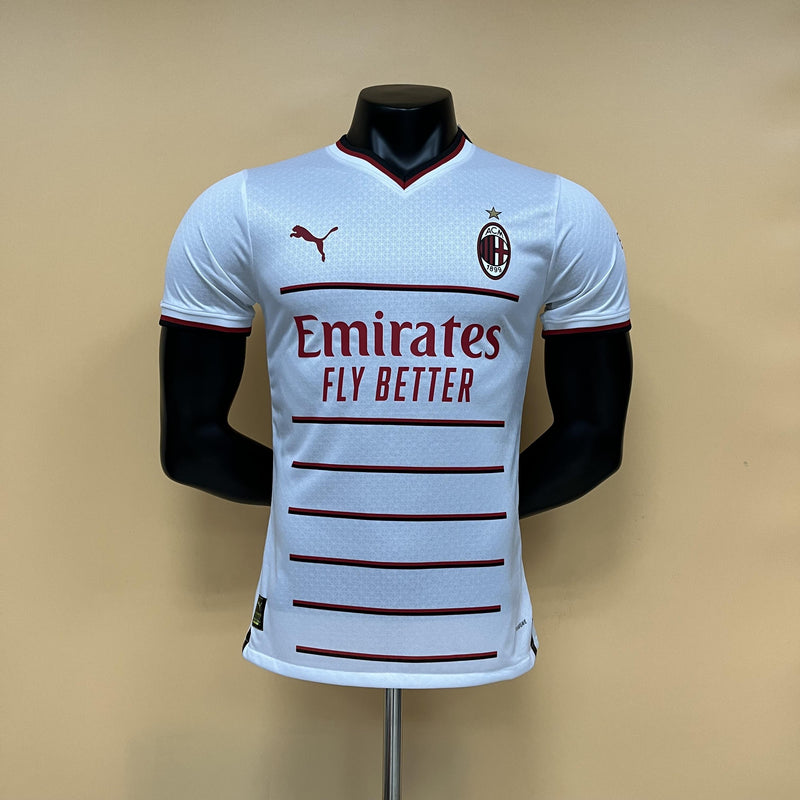 Camisa II Milan | 22/23 Modelo Jogador Puma - Branca e Vermelha