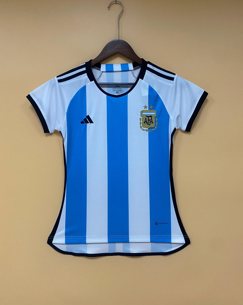 Camisa I Argentina | 22/23 Torcedor Adidas - Branca e Azul - Feminina
