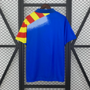 Camisa II Valencia Retrô | 95/96 Luanvi - Azul Vermelha e Amarela