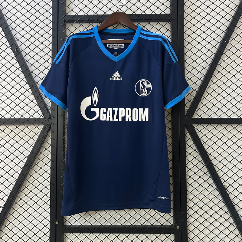 Camisa II Schalke 04 Retrô | 10/11 Adidas - Azul