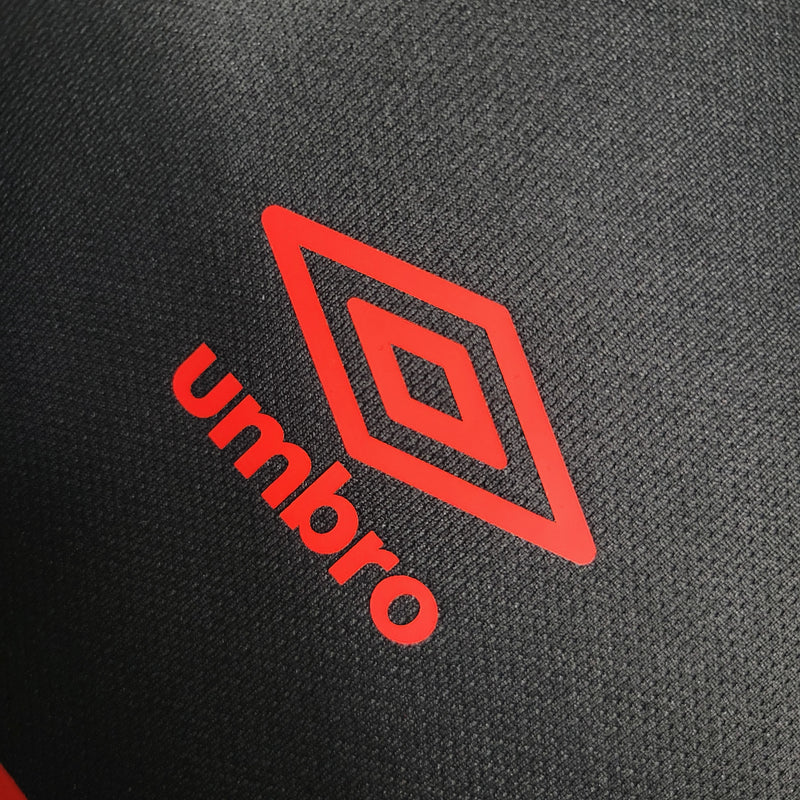 Camisa III Athletico Paranaense | 23/24 Torcedor Umbro - Preta e Vermelha - Feminina