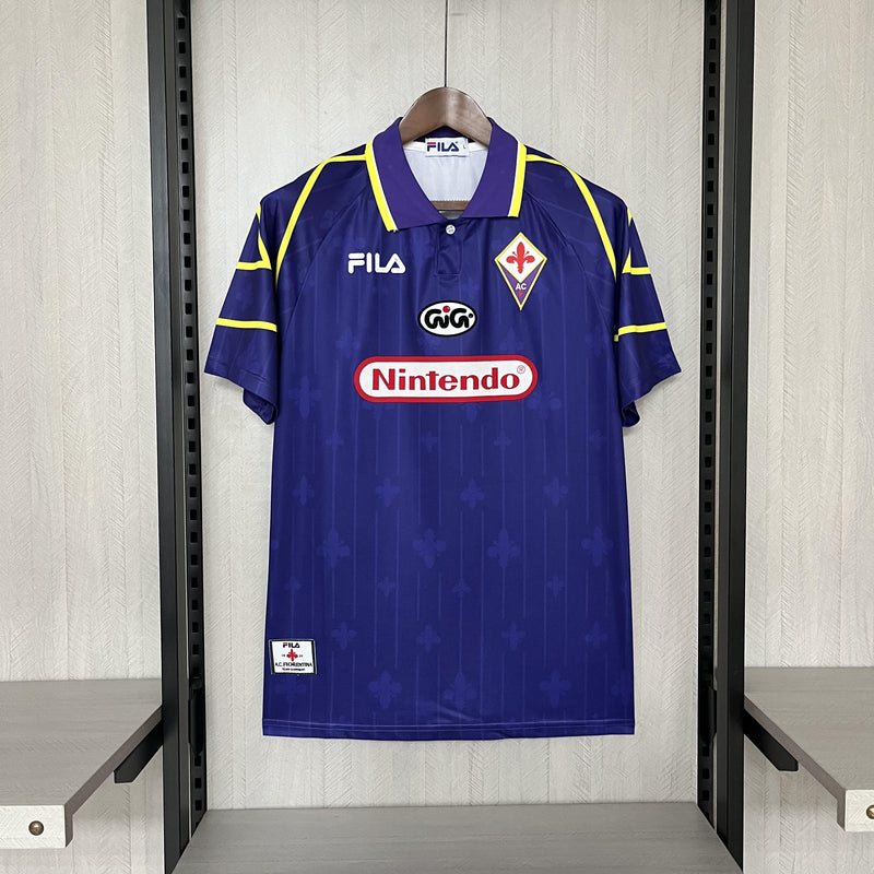 Camisa I Fiorentina Retrô | 97/98 Torcedor Fila - Roxa