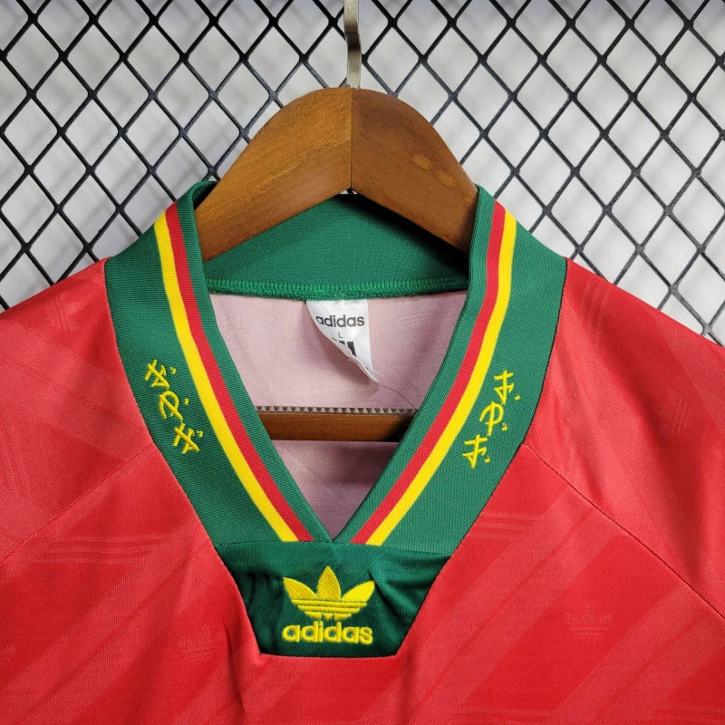 Camisa I Portugal Retrô | 1992 Adidas - Vermelha