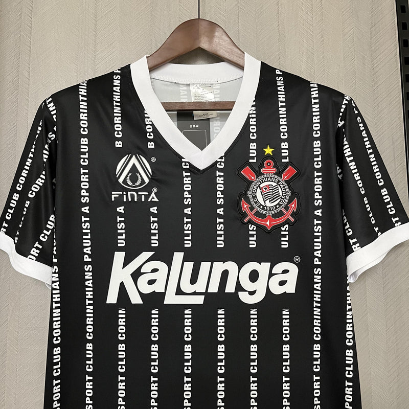 Camisa III Corinthians Retrô | 1994 Finta - Preta e Branca