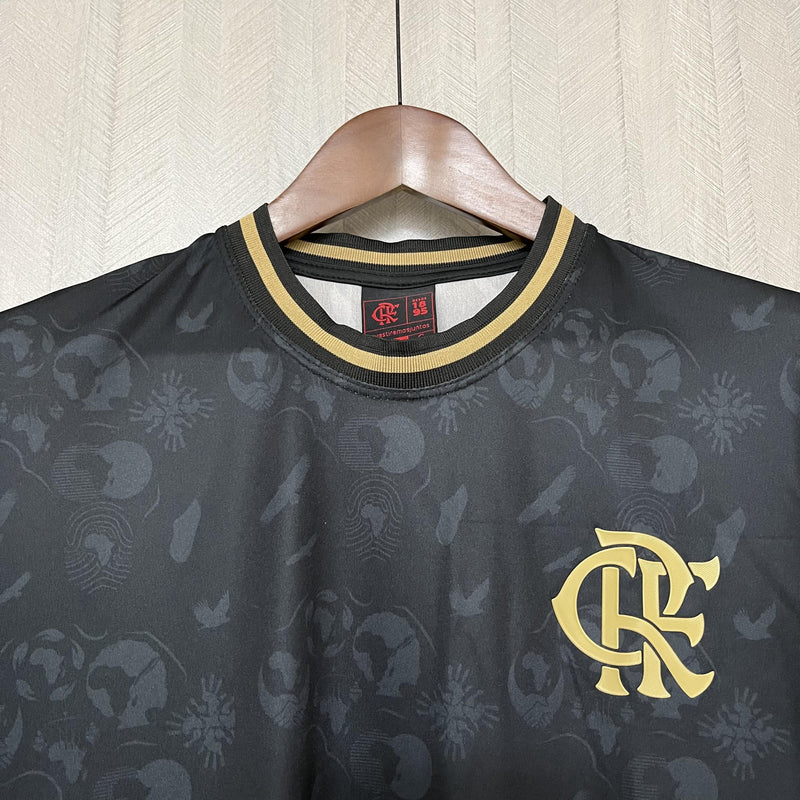 Camisa Consciência Negra Flamengo | 23/24 Torcedor - Preta