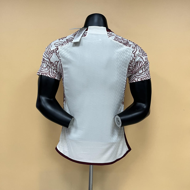 Camisa II México | 22/23 Modelo Jogador Adidas - Branca e Vermelha