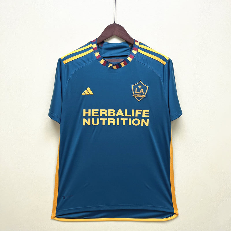 Camisa II LA Galaxy | 23/24 Torcedor Adidas - Azul e Amarela