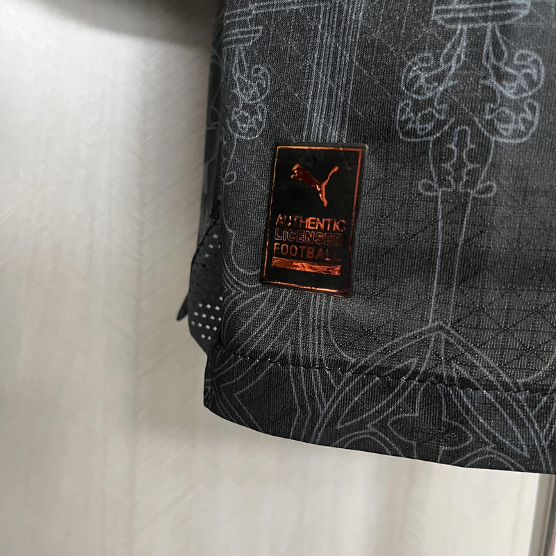 Camisa Milan x Pleasures | 24/25 Modelo Jogador Puma - Preta