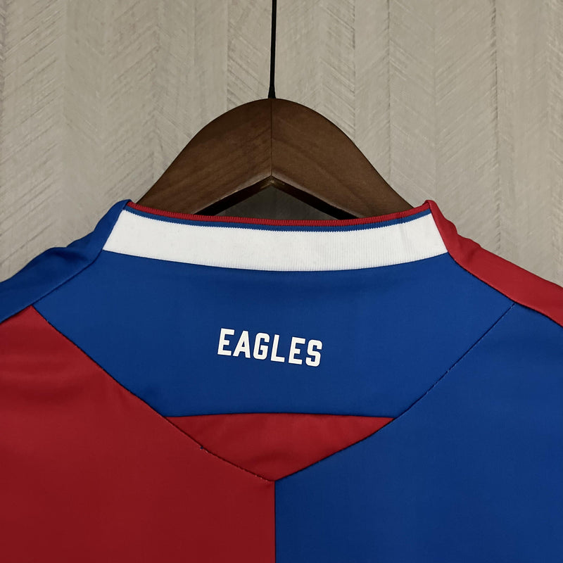 Camisa I Crystal Palace | 23/24 Torcedor Macron - Azul e Vermelha