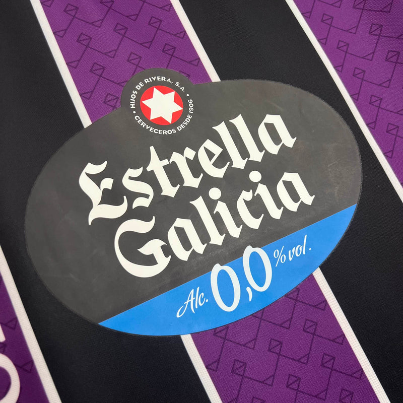 Camisa II Real Valladolid | 25/26 Torcedor Kappa - Roxa e Preta