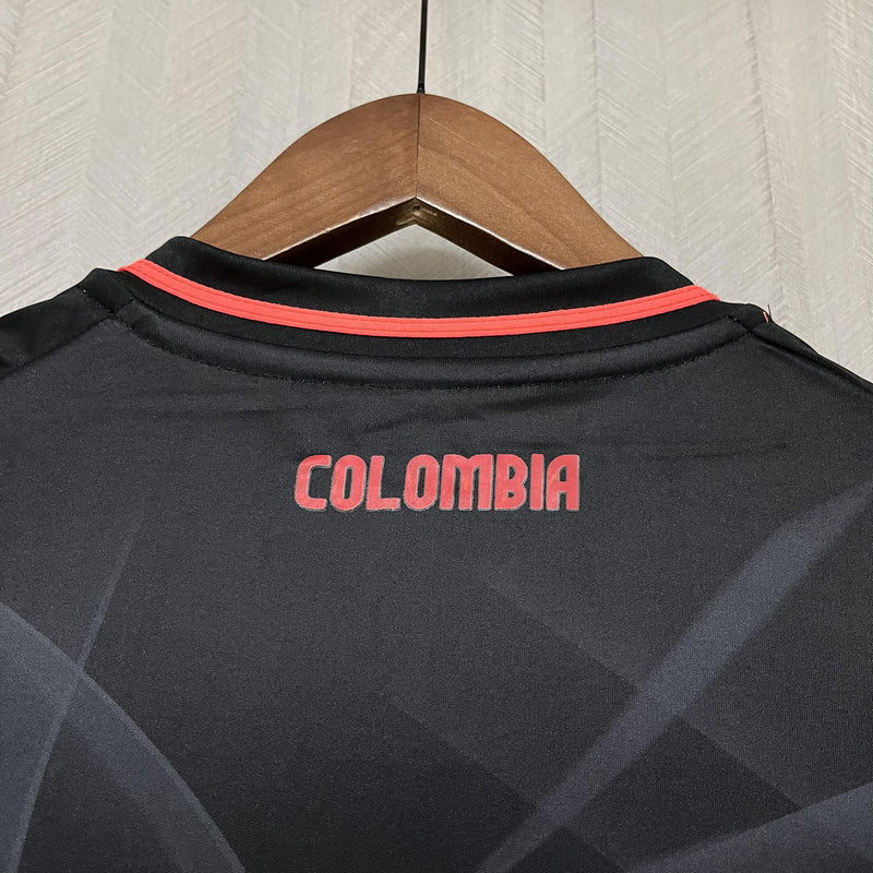 Camisa II Colômbia | 24/25 Torcedor Adidas - Preta e Laranja