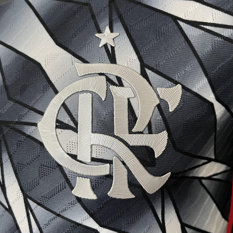 Camisa III Flamengo | 24/25 Modelo Jogador Adidas - Preta e Branca