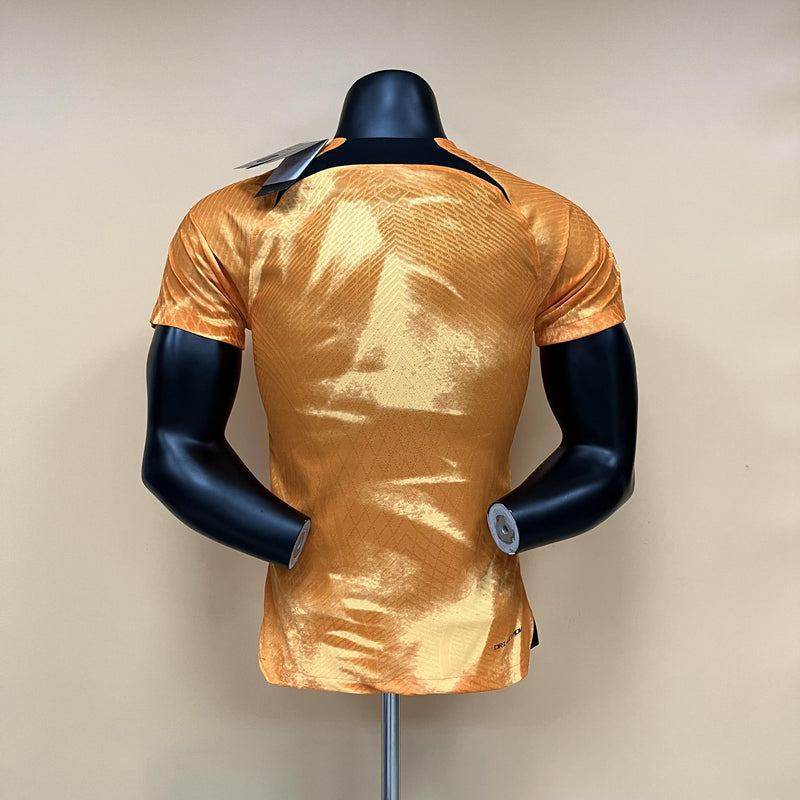 Camisa I Holanda | 2022 Modelo Jogador Nike - Dourada