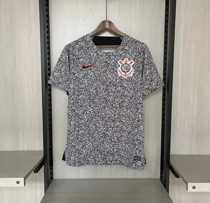Camisa Pré Jogo Corinthians | 23/24 Torcedor Nike - Cinza