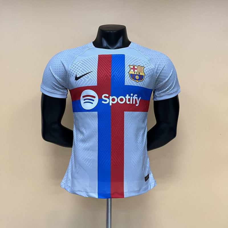 Camisa III Barcelona | 22/23 Modelo Jogador Nike - Cinza
