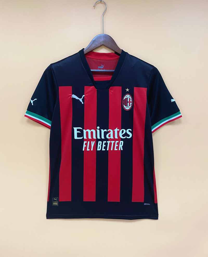 Camisa I Milan | 22/23 Torcedor Puma - Preta e Vermelha